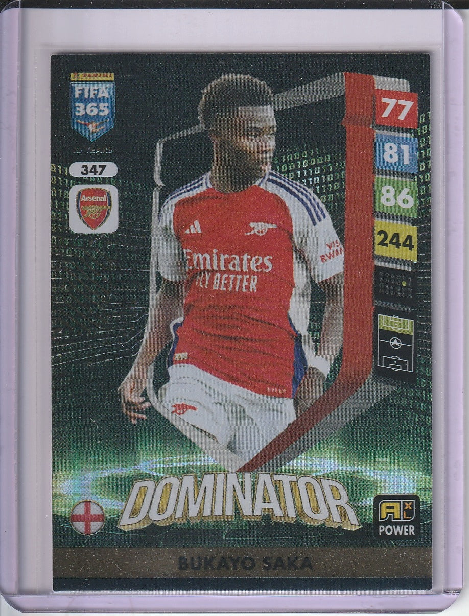 2025 Panini Fifa 365 - Bukayo Saka 'Dominator'