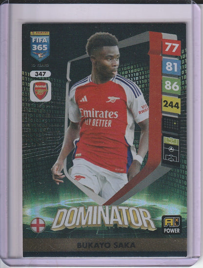 2025 Panini Fifa 365 - Bukayo Saka 'Dominator'