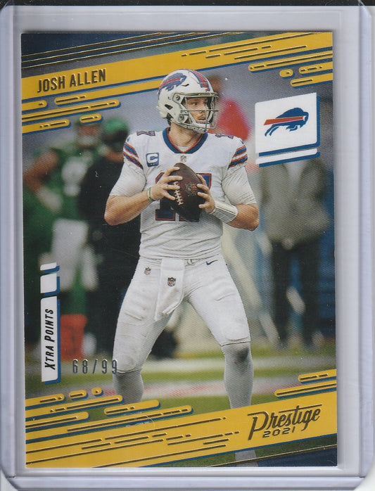 2021 Panini Prestige Football - Josh Allen 'Xtra Points' /99