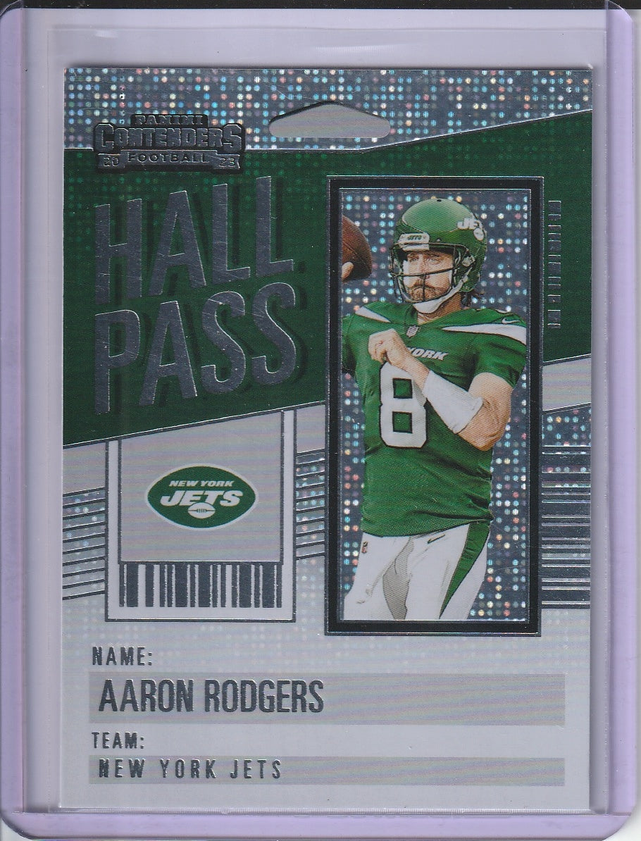 2023 Panini Contenders Football - Aaron Rodgers 'Hall Pass'
