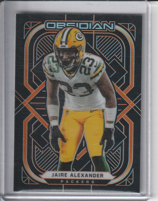 2021 Panini Obsidian Football - Jaire Alexander 'Electric Etch Orange' /75