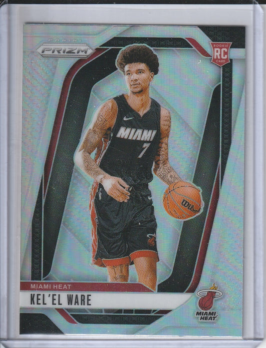2024-25 Panini Prizm Basketball - Kel'el Ware 'Silver Prizm' RC Rookie