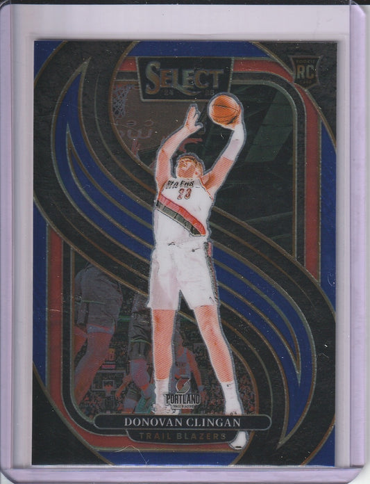 2024-25 Panini Select Basketball - Donovan Clingan 'Premier Level' RC Rookie