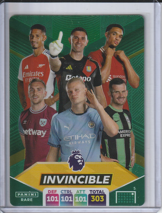 2025 Panini Adrenalyn XL Premier League - Invincible 'Emerald' *Rare*