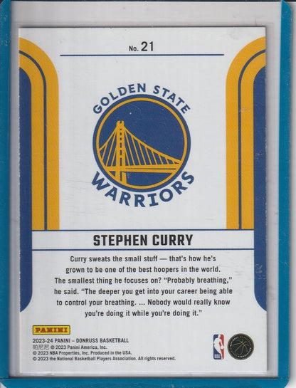 2023-24 Panini Donruss Basketball - Stephen Curry 'Franchise Features'