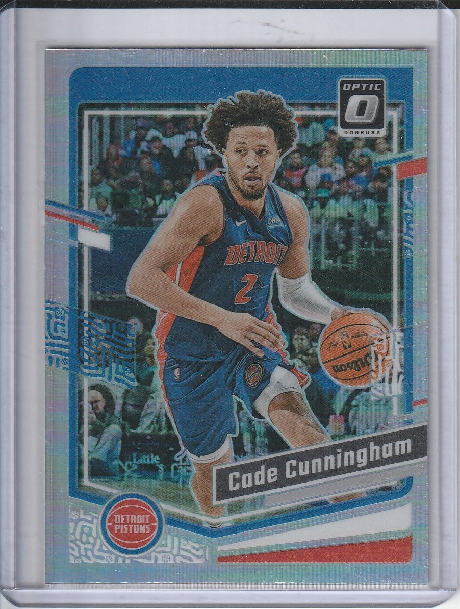 2023-24 Panini Donruss Optic Basketball - Cade Cunningham 'Silver Prizm' Holo