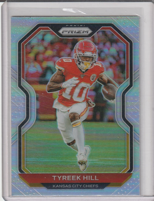 2020 Panini Prizm Football - Tyreek Hill 'Silver Prizm' Holo