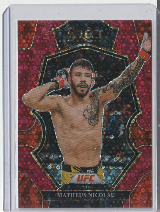 2023 Panini Select UFC - Matheus Nicolau 'Red Disco' /99