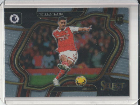 2022-23 Panini Select Premier League Soccer - William Saliba 'Field Level' RC Rookie