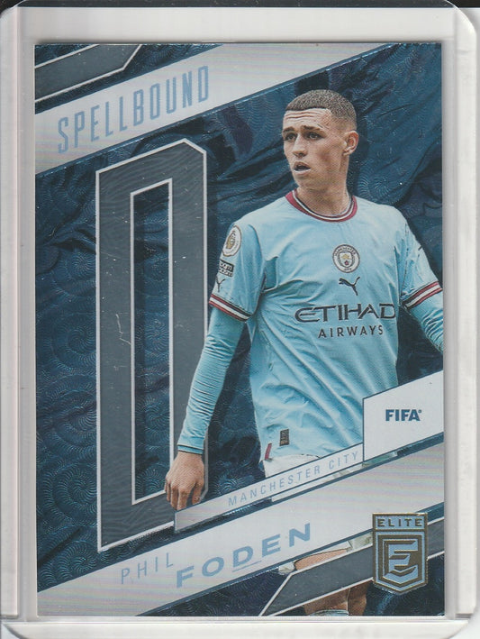 2022-23 Panini Donruss Elite Fifa Soccer - Phil Foden 'Spell Bound' D