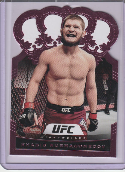 2021 Panini Chronicles Crown Royale UFC - Khabib Nurmagomedov 'Pink Die Cut'