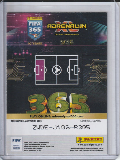 2025 Panini Fifa 365 - Thibaut Courtois 'Limited Edition'