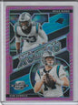 2021 Panini Contenders Optic Football - Sam Darnold / Brian Burns 'X's and O's' Pink Prizm /75