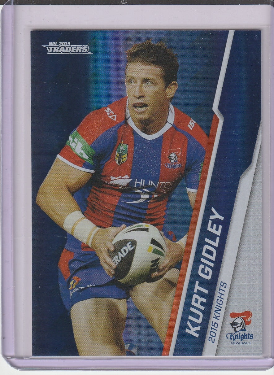 2015 NRL Traders - Kurt Gidley 'Silver Parallel'