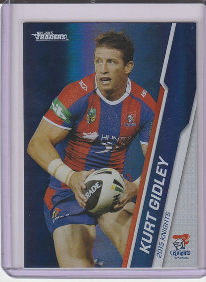 2015 NRL Traders - Kurt Gidley 'Silver Parallel'