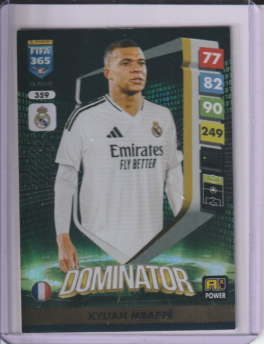 2025 Panini Fifa 365 - Kylian Mbappe 'Dominator'