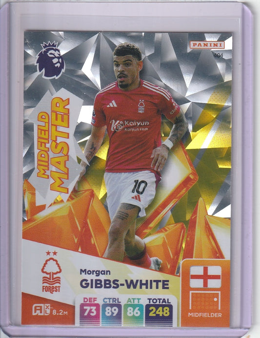 2025 Panini Adrenalyn XL Premier League - Morgan Gibbs-White 'Midfield Master'