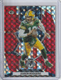 2023 Panini Mosaic Football - Aaron Rodgers 'National Pride' Red Mosaic Prizm