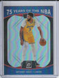 2021-22 Panini Donruss Optic Basketball - Anthony Davis '75 Years of the NBA' Silver Prizm