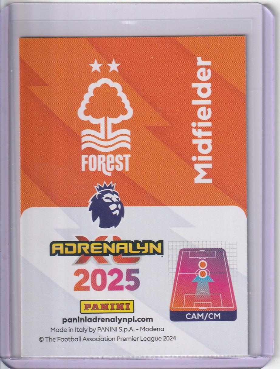 2025 Panini Adrenalyn XL Premier League - Morgan Gibbs-White 'Midfield Master'
