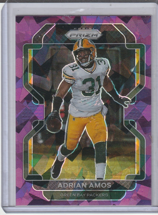 2021 Panini Prizm Football - Adrian Amos 'Purple Cracked Ice' /225