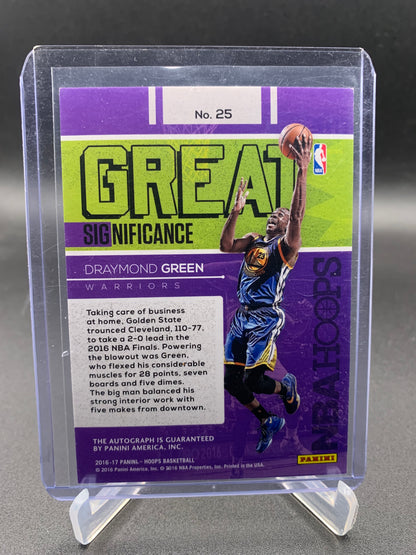 2016-17 Panini Hoops Basketball - Draymond Green ‘Great Significance’ Autograph