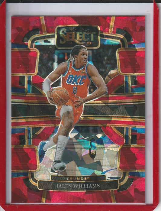 2023-24 Panini Select Basketball - Jalen Williams 'Red Cracked Ice'