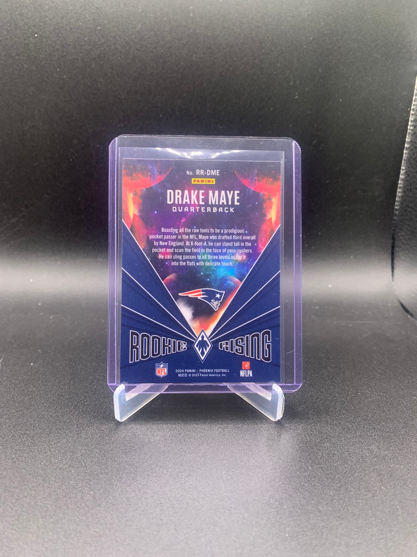 2024 Panini Phoenix Football - Drake Maye ‘Rookie Rising’ RC Rookies ‘Stars’ Parallel