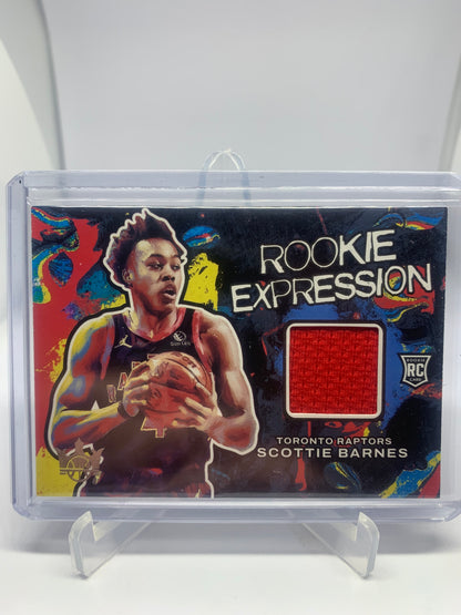 2021-22 Panini Court Kings Basketball - Scottie Barnes ‘Rookie Expression’ RC Relic
