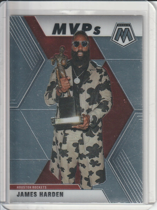 2019-20 Panini Mosaic Basketball - James Harden 'MVPs'