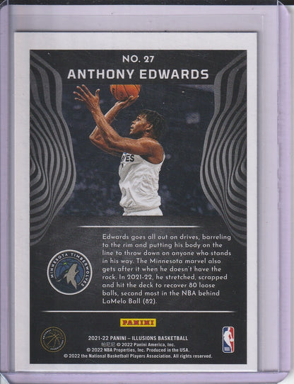 2021-22 Panini Illusions Basketball - Anthony Edwards