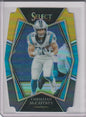 2021 Panini Select Football - Christian McCaffrey 'Black and Gold Prizm' Die Cut