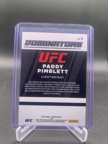 2022 Panini Donruss Optic UFC - Paddy Pimblett ‘Dominators’ RC Rookie