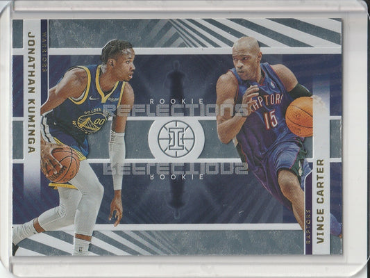 2021-22 Panini Illusions Basketball - Johnathon Kuminga / Vince Carter 'Rookie Reflections'