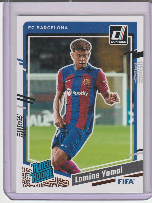 2023-24 Panini Donruss Soccer - Lamine Yamal 'Rated Rookie' RC Rookie