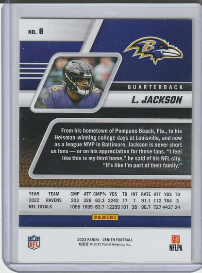 2023 Panini Zenith Football - Lamar Jackson