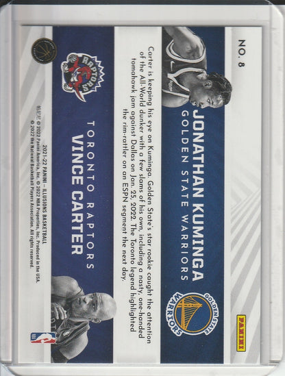 2021-22 Panini Illusions Basketball - Johnathon Kuminga / Vince Carter 'Rookie Reflections'