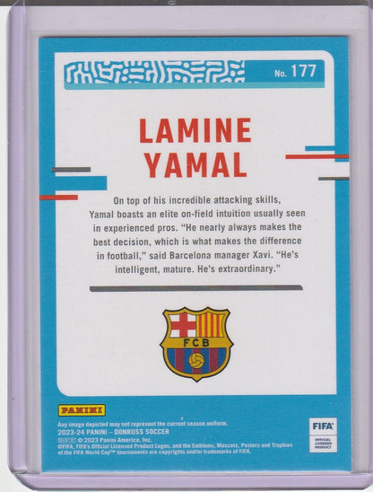 2023-24 Panini Donruss Soccer - Lamine Yamal 'Rated Rookie' RC Rookie