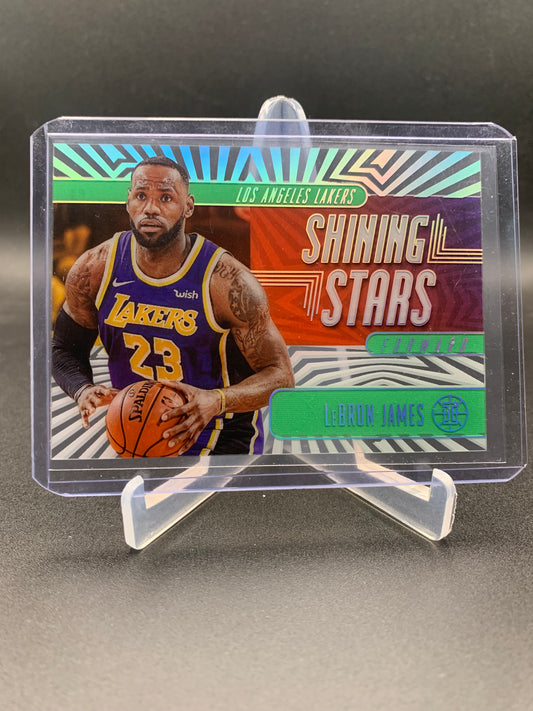2019-20 Panini Illusions Basketball - LeBron James ‘Shining Stars’ Emerald
