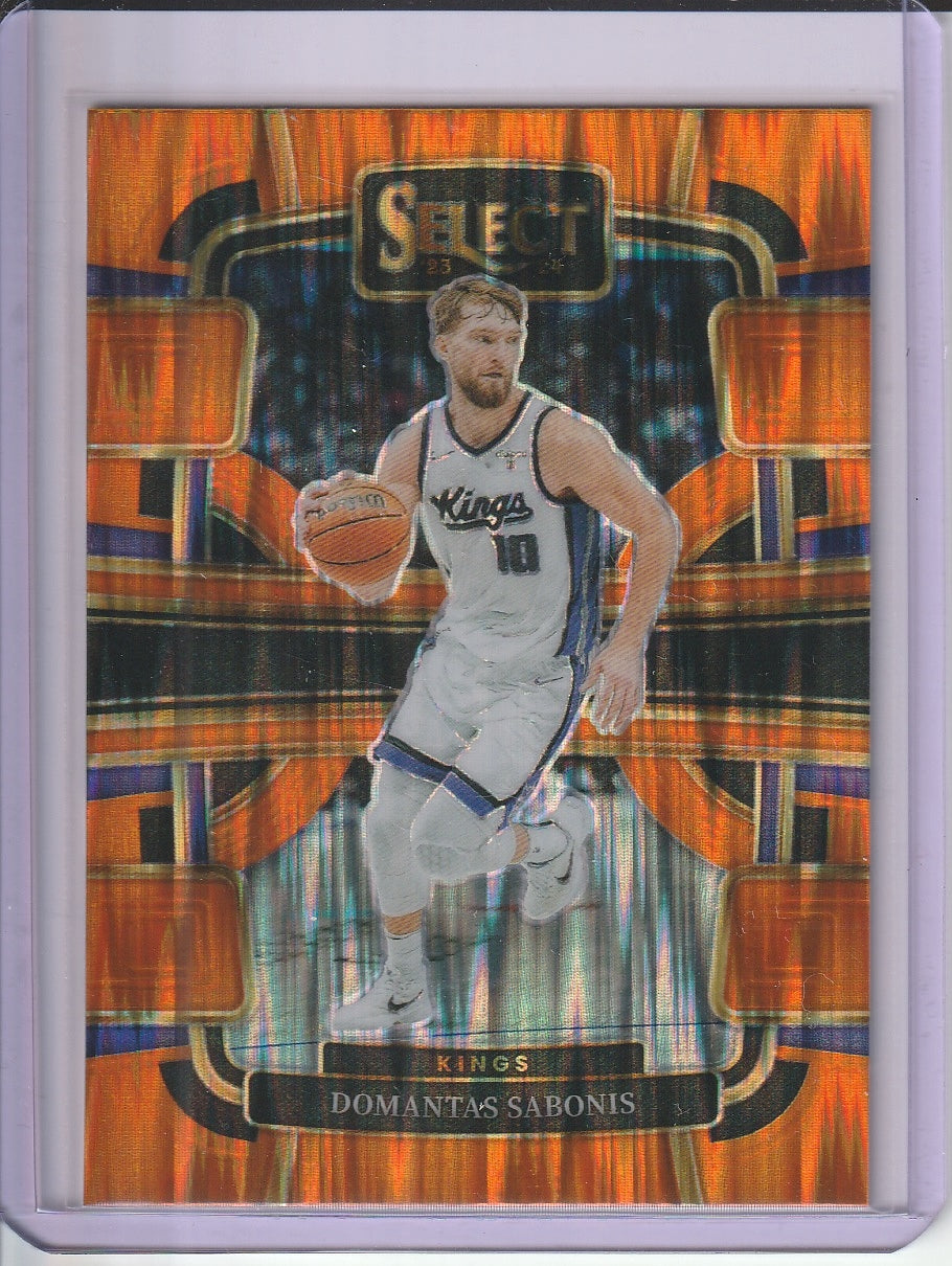 2023-24 Panini Select Basketball - Domantas Sabonis 'Orange Flash'