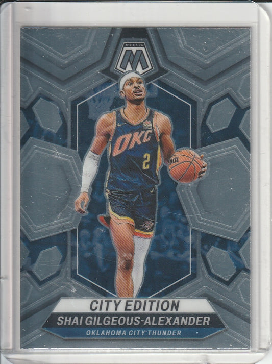2023-24 Panini Mosaic Basketball - Shai Gilgeous-Alexander 'City Edition'