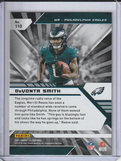 2021 Panini Xr Football - DeVonta Smith 'Red' RC Rookie /249