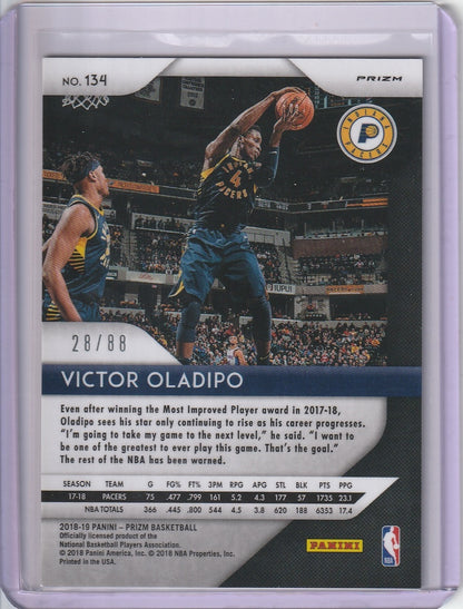 2018-19 Panini Prizm Basketball - Victor Oladipo 'Red Scope' /88