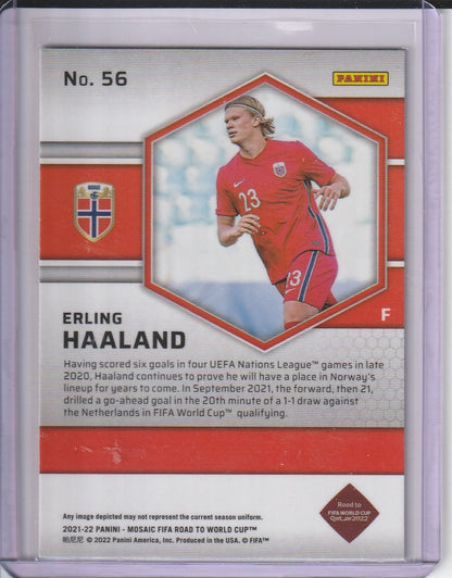 2021-22 Panini Mosaic Fifa Road to the World Cup - Erling Haaland