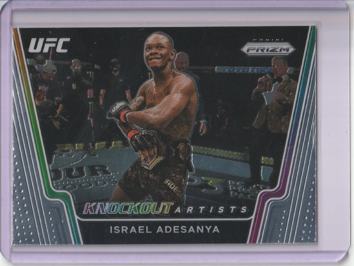 2021 Panini Prizm UFC - Israel Adesanya 'Knockout Artists'