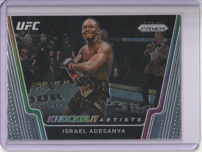 2021 Panini Prizm UFC - Israel Adesanya 'Knockout Artists'