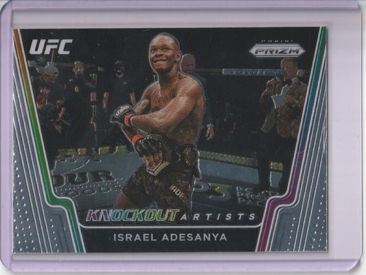 2021 Panini Prizm UFC - Israel Adesanya 'Knockout Artists'