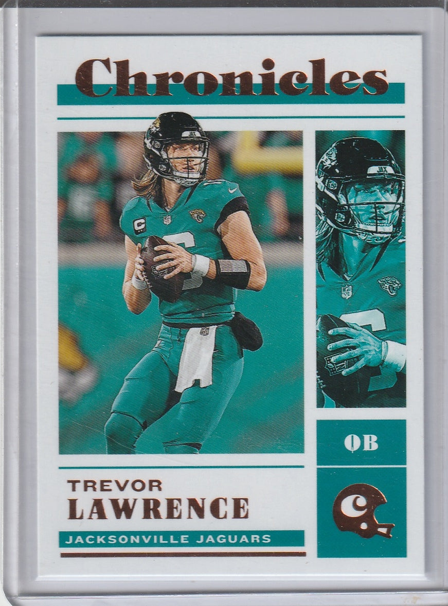 2022 Panini Chronicles Football - Trevor Lawrence 'Gold Foil'