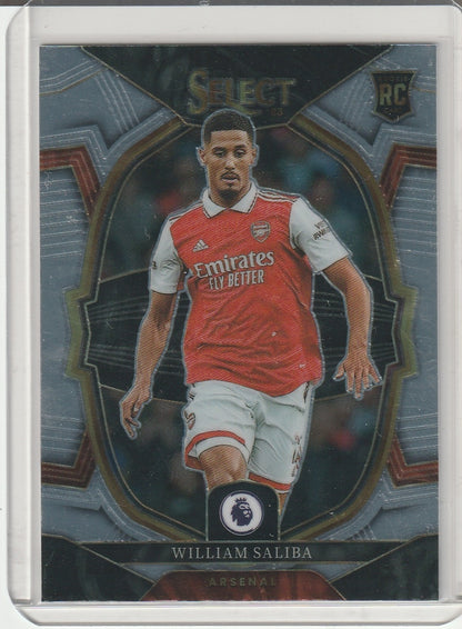 2022-23 Panini Select Premier League Soccer - William Saliba 'Terrace' RC Rookie