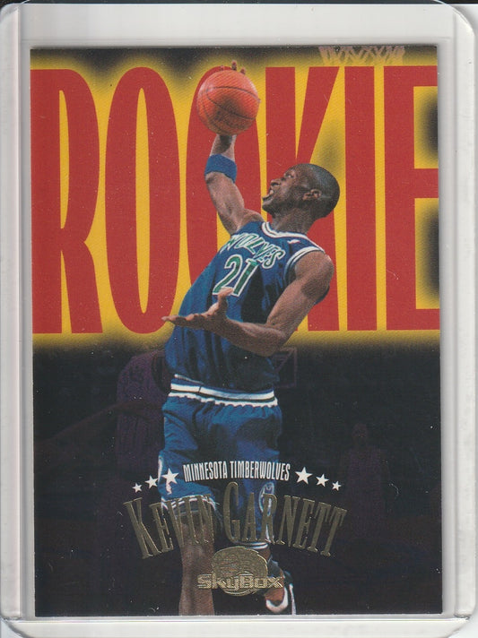 1995-96 Skybox Premium Basketball - Kevin Garnett RC Rookie